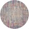 Homeroots 5 ft. Round Ivory Abstract Striations Area Rug 385353 - alternate 1